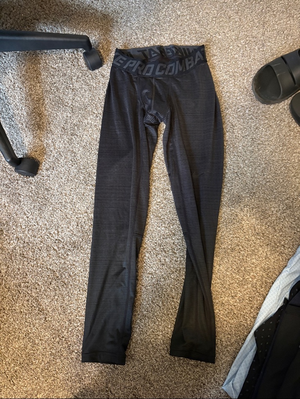 Nike Black Pro Combat Compression Leggings